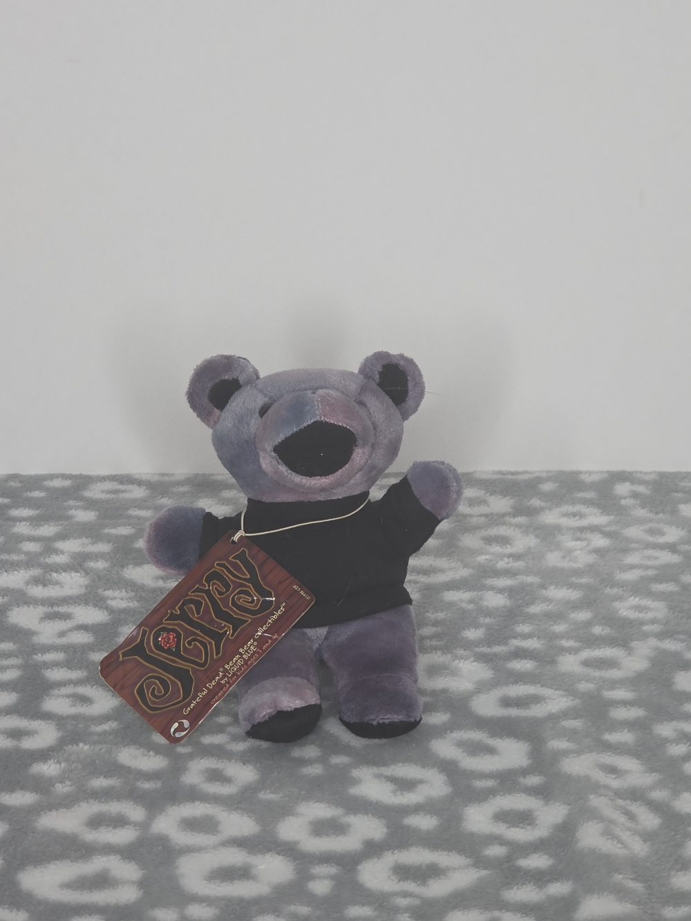 Vintage Grateful Dead "Jerry" Bean Bear Collectible by Liquid Blue — 7" Plush